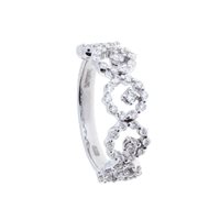 Ringe Damiani Dame Juliette in Weißgold Diamante 0.57 Ct 20102438 - 20102438